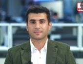 الصحفي والمذيع محمود طولان خلال التغطية 