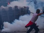 احتجاجات فى البانيا 