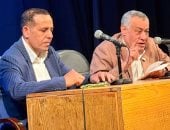 الدكتور الصاوى والدكتور محمد ثروت فى ساقية الصاوى 