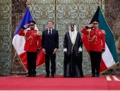 ماكرون والشيخ مشعل 