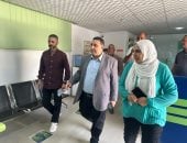 رئيس مياه القناة يتفقد مركز خدمة عملاء السويس