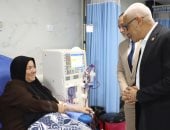 داخل وحدة غسيل الكلي وحديث مع المرضي