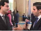 اليوتيوبر أحمد مبارك خلال لقائه قناة إكسترا نيوز