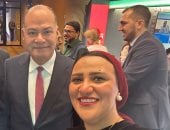 الاعلامى نشأت الديهى وهند مختار مراسلة اليوم السابع 