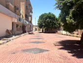 انتهاء أعمال تطوير منطقة البنك الزراعى بمدينة الباويطى