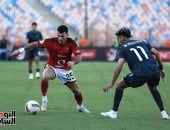 لقطة من مبارة الاهلي ومودرن سبورت