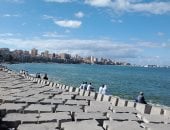 طقس مشمس في الاسكندرية