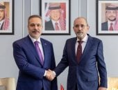 الخارجية الأردنية وزير الخارجية الأردني و نظيره التركي