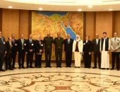 الفريق أشرف سالم زاهر يستقبل وفداً من أعضاء لجنة الدفاع والأمن القومى