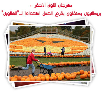 مهرجان اللون الأصفر ..بريطانيون يحتفلون بقرع العسل استعدادا لـ"الهالوين"