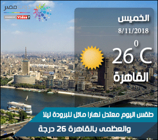 ننشر درجات الحرارة المتوقعة اليوم الخميس بمحافظات مصر