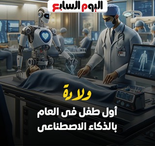 ولادة أول طفل فى العالم بمساعدة الذكاء الاصطناعى