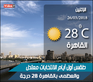 الأرصاد:طقس أول أيام الانتخابات معتدل.. والعظمى بالقاهرة 28 درجة