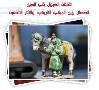 ثقافة الخيول في الصين.. الحصان يزين المباني التاريخية والآثار الثقافية