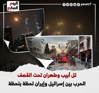 إسرائيل تشن هجوما عسكريا على إيران وسماع دوى انفجارات فى طهران