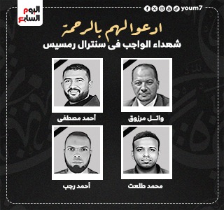ضحايا حريق سنترال رمسيس