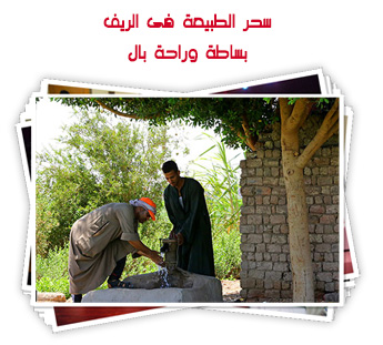 سحر الطبيعة فى الريف..بساطة وراحة بال