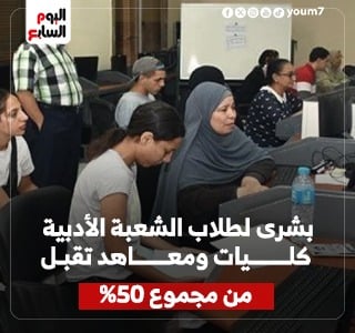 تنسيق المرحلة الثالثة.. كليات ومعاهد تقبل طلاب الشعبة الأدبية بمجموع 50%