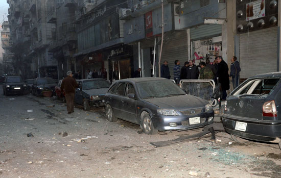 دمار مدينة حلب بسبب سقوط البراميل المتفجرة