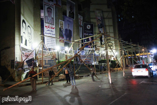 مبنى نقابة الصحفيين قبيل انتخابات مجلسها 
