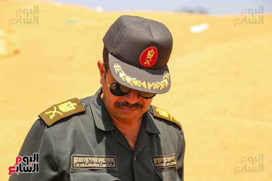 حالة غضب من  شريف  الباسيلى لواء الهيئة الهندسية للقوات المسلحة