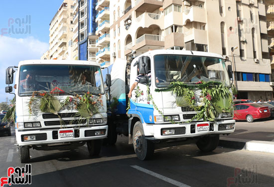 عربات الشفط  تشارك احتفالا بالعيد القومى لمحافظة الإسكندرية