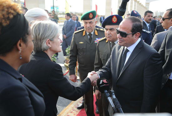 الرئيس السيسى ، جنازة عسكرية ، اخبار مصر ، عاجل ، بطرس بطرس غالى (3)