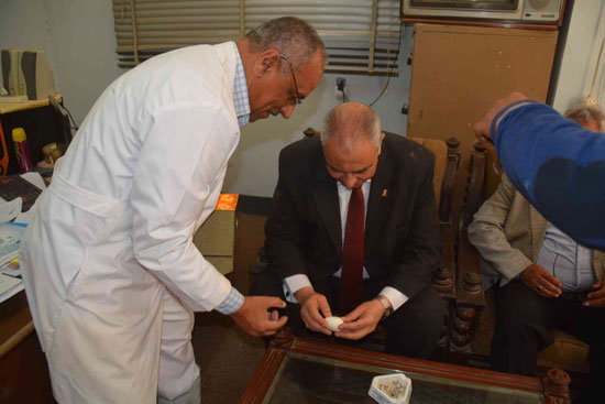 محافظ المنيا، بيضة منقوش اسم الله عليها، الدكتور مدحت عبد الوهاب، محطة دواجن شوشة، لفظ الجلالة (1)