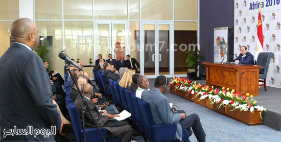السيسي، شرم الشيخ، رجال الاعمال، المستثمرين، منتدى افريقيا (2)