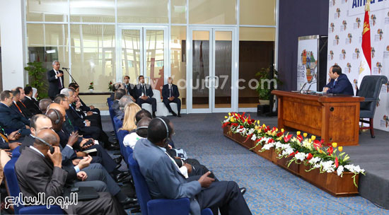 السيسي، شرم الشيخ، رجال الاعمال، المستثمرين، منتدى افريقيا (3)