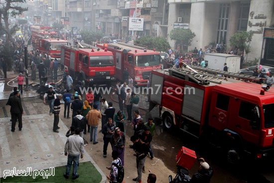 حريق شارع مصدق الدقى  (2) اخبار الحوادث