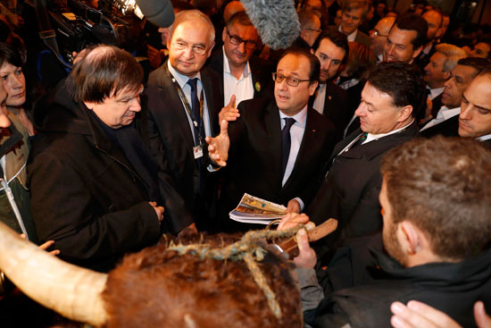 1 (13)هولاند فرنسا اخبار العالم اخبار فرنسا اخبار العالم اليوم  باريس المعرض الزراعى