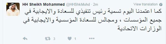 حاكم دبى يعتمد ميثاقا وطنيا للسعادة والإيجابية (2)