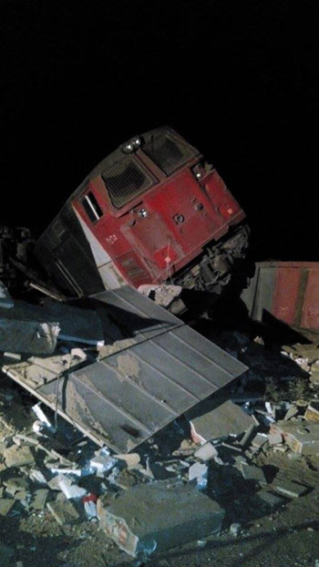 انقلاب قطار ، طريق الواحات (1)