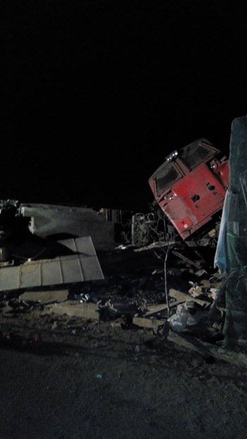 انقلاب قطار ، طريق الواحات (2)