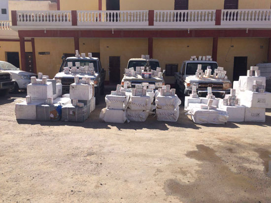 ارهابيين-مضبوطات-اسلحة-حرس الحدود (3)