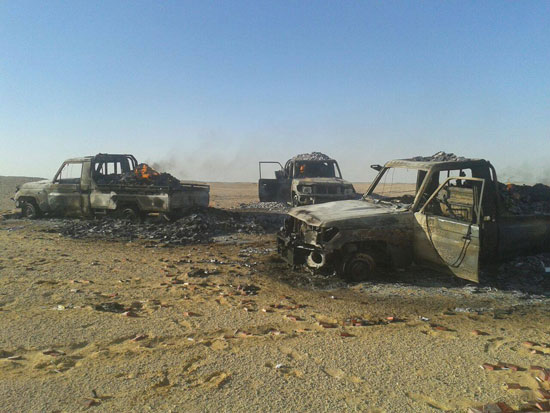 ارهابيين-مضبوطات-اسلحة-حرس الحدود (9)