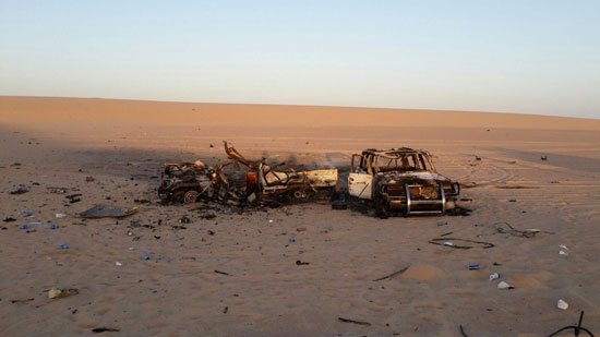 ارهابيين-مضبوطات-اسلحة-حرس الحدود (11)