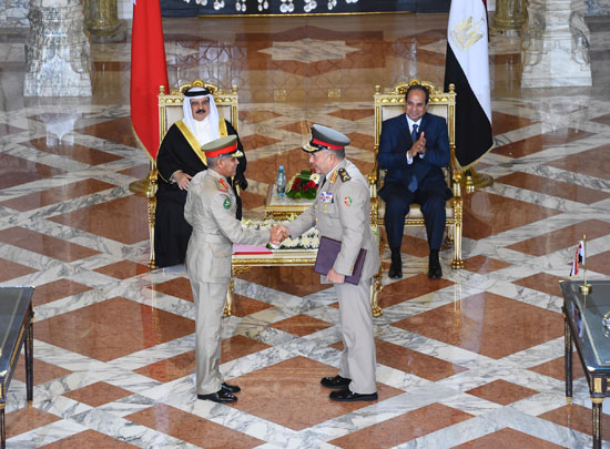 السيسى ، الرئيس ، عاهل البحرين، زيارة ملك البحرين لمصر (6)
