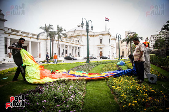 استعدادات البرلمان لاستقبال الملك سلمان (3)