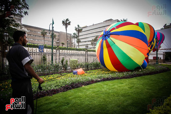 استعدادات البرلمان لاستقبال الملك سلمان (9)