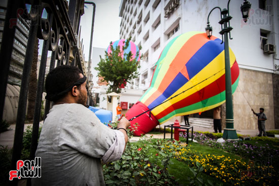 استعدادات البرلمان لاستقبال الملك سلمان (12)