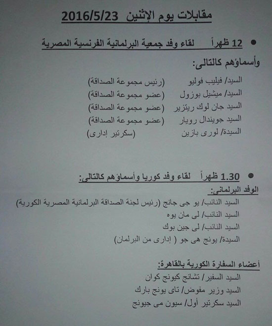 اخبار البرلمان، مجلس النواب، العلاقات الخارجية، محمد العرابى، فرنسا، الطائرة المصرية