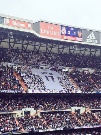  ريال مدريد يحتفلون بأربيلوا فى لقاء الوداع (1)