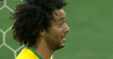 شكوك حول مشاركة "مارسيلو" فى مباراة البرازيل وكولومبيا