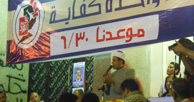 جانب من مؤتمر مظهر شاهين بالاسماعيلية 