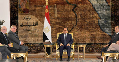 تفاصيل لقاء الرئيس بعضو البرلمان البريطانى ووفد أصدقاء مصر