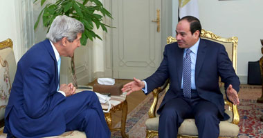 ننشر تفاصيل اجتماع الـ90 دقيقة بين "السيسى" و"كيرى".. واشنطن تؤكد دعم مصر