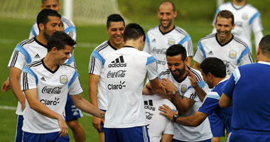 "ضحك ولعب وجد" فى تدريبات الأرجنتين استعدادًا لبلجيكا