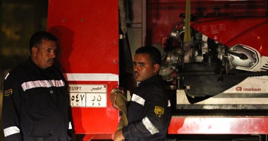 7 سيارات إطفاء تسيطر علي حريق بمحطة العقد 16 بالجبل الأصفر فى الخانكة
